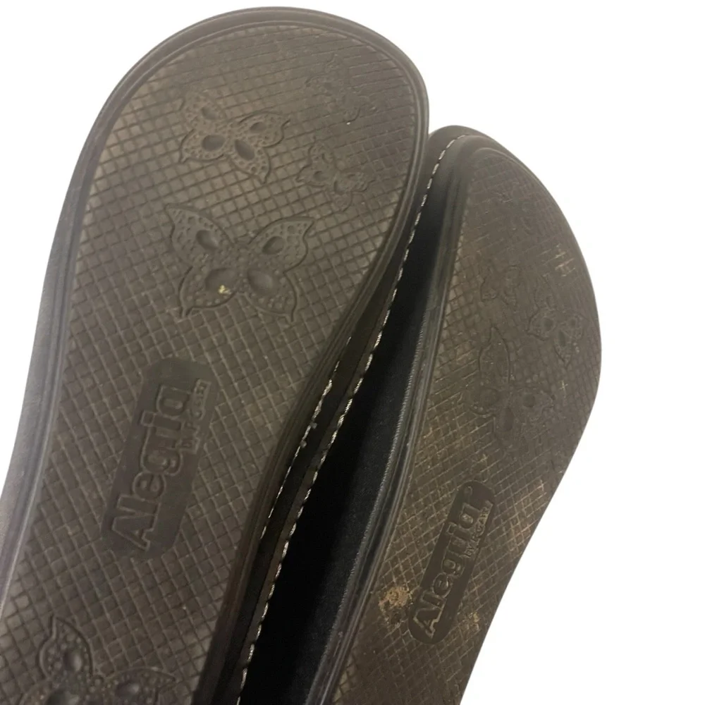 Women's ALEGRIA Ice Ice Baby Shoes in Black and Gray - Picture 7 of 8